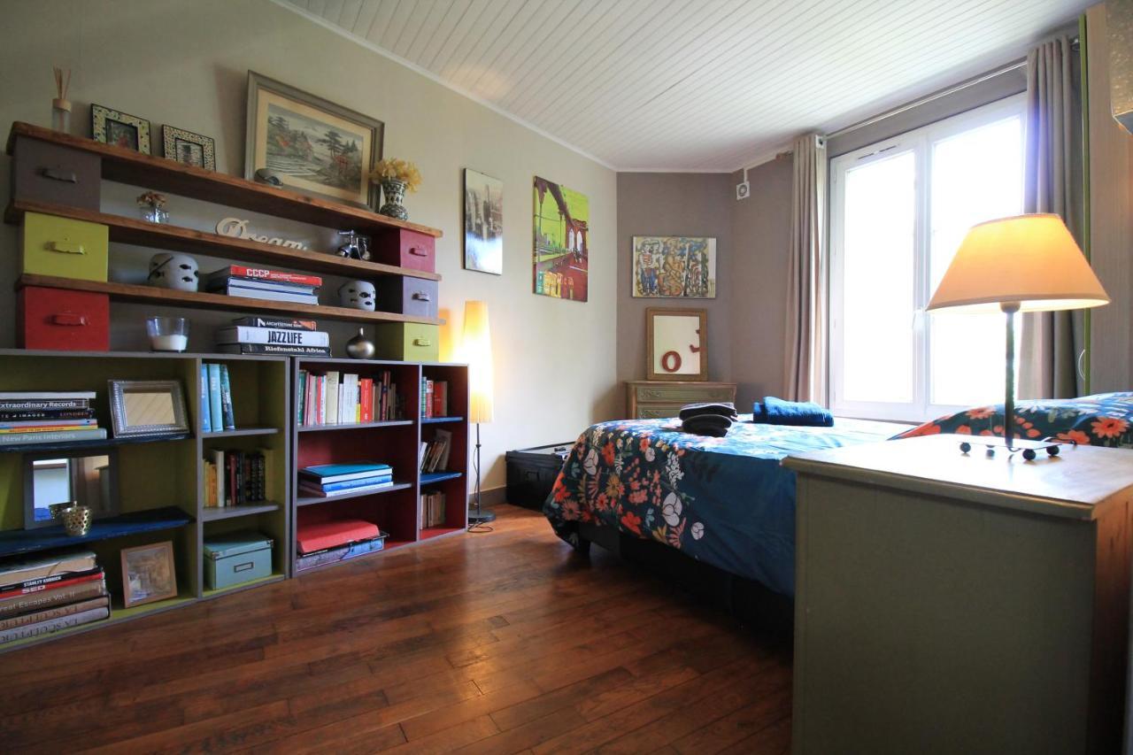 Disponible - Appartement Entier - Ligne H 15Mn Paris-Gare Du Nord, Parking Rue Gratuit, 4 Pers, Station De Train En Face Toutes Les 15Mn, Hippodrome, Cdfas, Universite, Borne Electrique, 1Er Etage Eaubonne Exterior photo